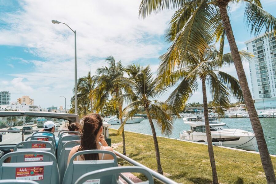 Miami: Hop-on Hop-off Sightseeing Tour with Optional Cruise - The Experience of the Bus: Comfort, Commentary, and Convenience
