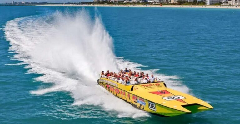 Miami: Sightseeing Speedboat Tour - The Itinerary Breakdown: What You Can Expect