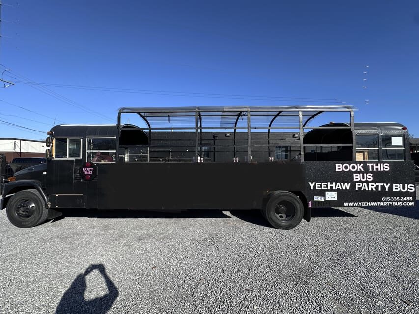 Nashville's Roofless Party Bus Tour / YeeHaw Party Bus - FAQs