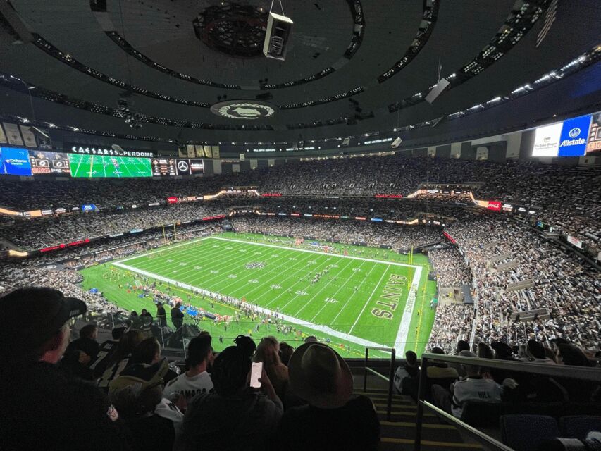 New Orleans: New Orleans Saints Football Game Ticket - The Atmosphere and Crowd