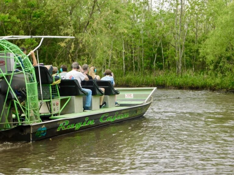 New Orleans: Oak Alley or Laura Plantation & Airboat Tour - The Airboat Adventure: A Swamp Safari