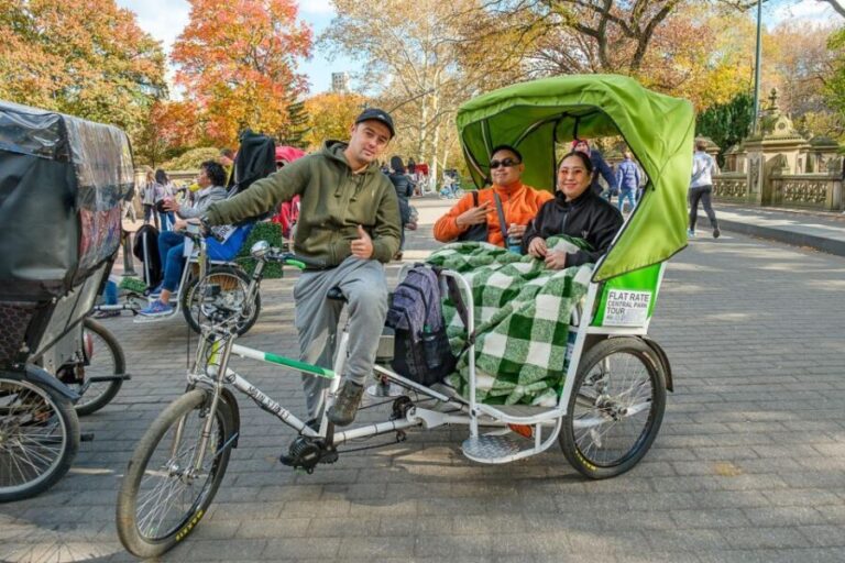 NYC: Central Park Guided Pedicab Tour - Frequently Asked Questions
