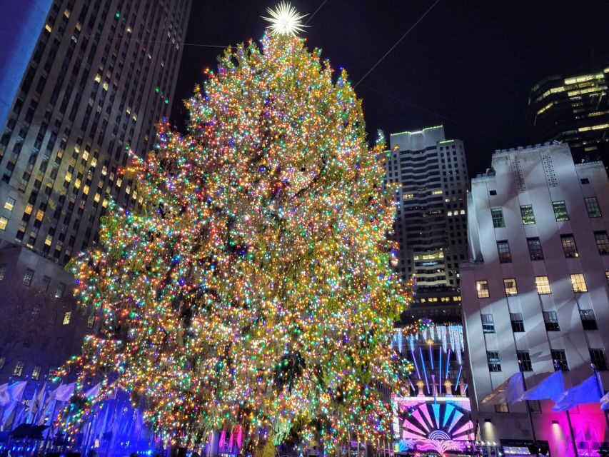 NYC: Holiday Lights Guided Bus Tour - Transportation, Timing, and Practicalities