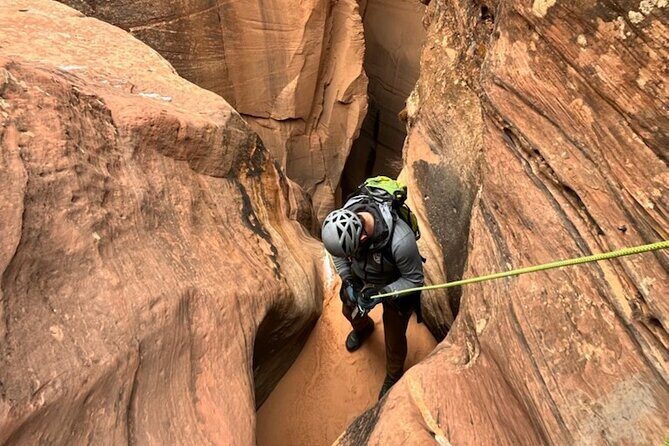 Rappelling through Rock Canyon Near Zion National Park - What to Expect from the Rappelling Adventure
