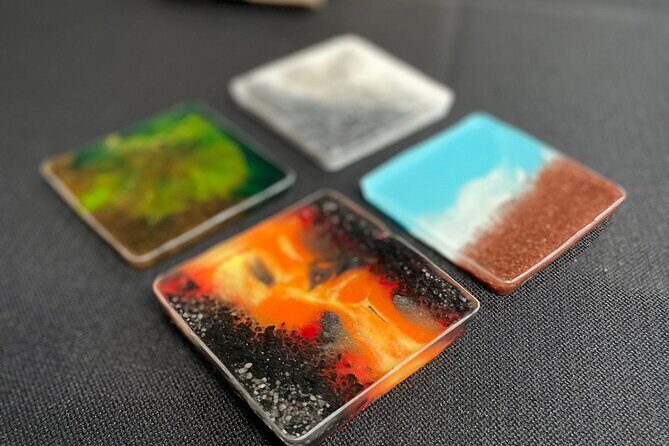 Resin Artwork in a Nolita Artist's Studio - What to Expect from Your Resin Art Workshop