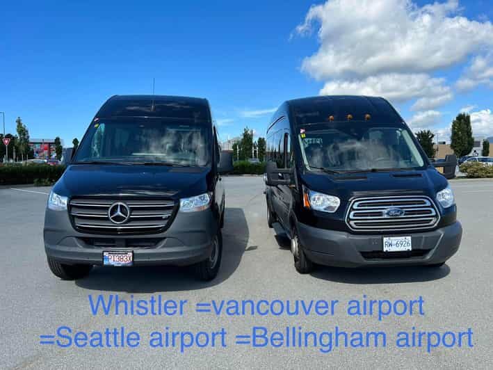 Seattle DT to Vancouver DT private Sprinter van shuttle - What’s Included and How It Works