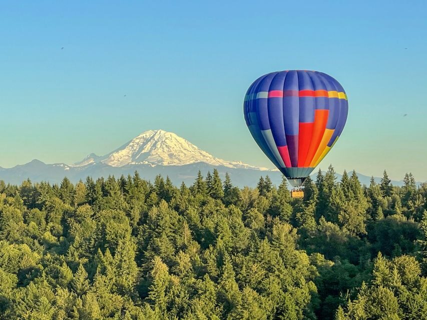 Seattle: Mt. Rainier Sunset Hot Air Balloon Ride - Practicalities and Tips for Travelers