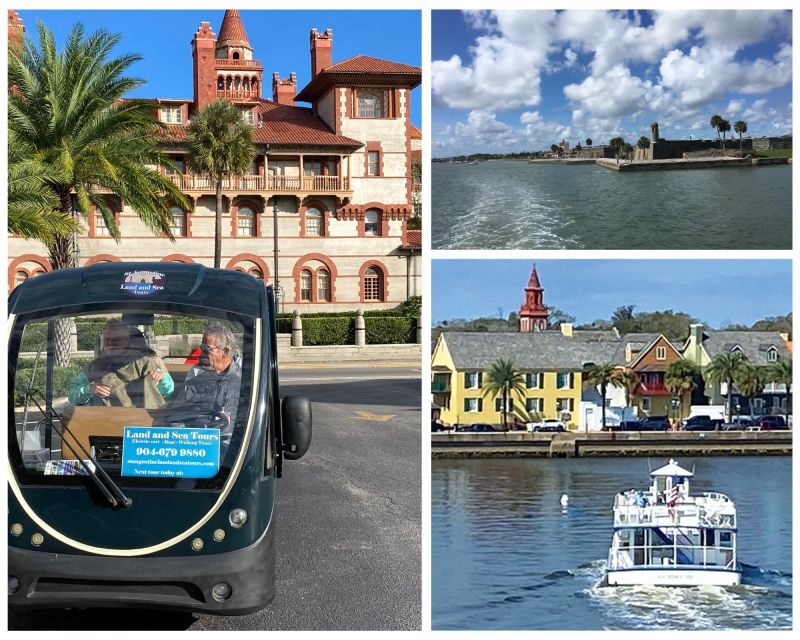 St. Augustine: Boat Cruise and Electric Golf Cart Tour - Itinerary Breakdown