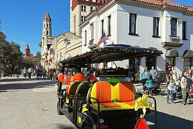 St. Augustine Private Tour on Premium Electric Cart with Pick Up - The Value Proposition