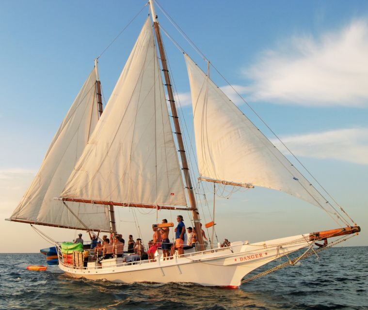 Stock Island Wind & Wine Sunset Sail aboard classic Schooner - The Experience in Detail