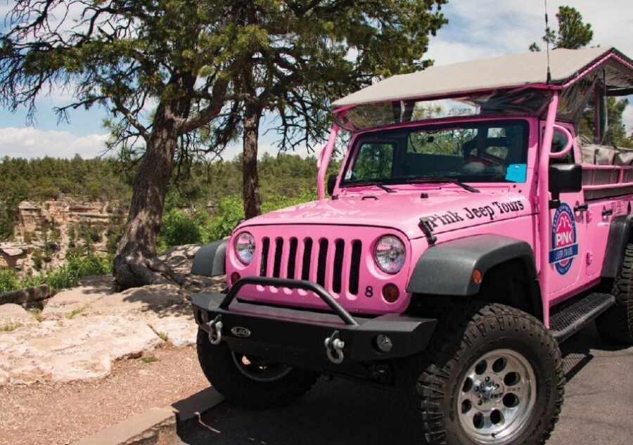 Tusayan: Grand Canyon Desert View & South Rim Pink Jeep Tour - How the Itinerary Breaks Down