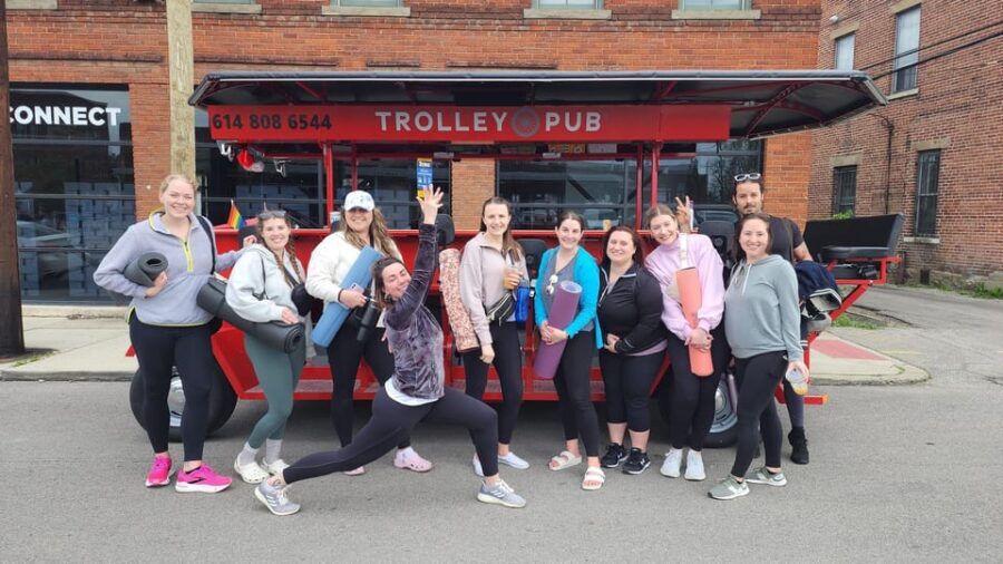 Yoga & Coffee Tour On The Trolley Pub - FAQs