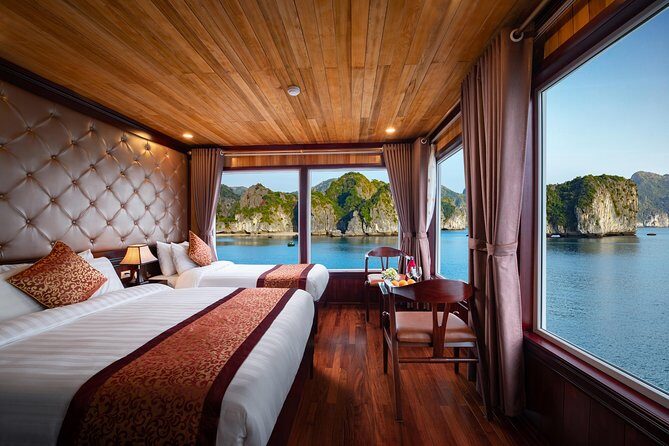 1 night Halong Bay Cruise-Titov Island,Surprise Cave,kayak,meals - Who Would Love This Cruise?