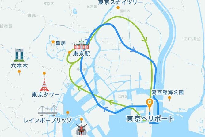 15mins-4paxTokyo Bay Coastal/Tokyo Skytree and Tokyo Station - Key Points
