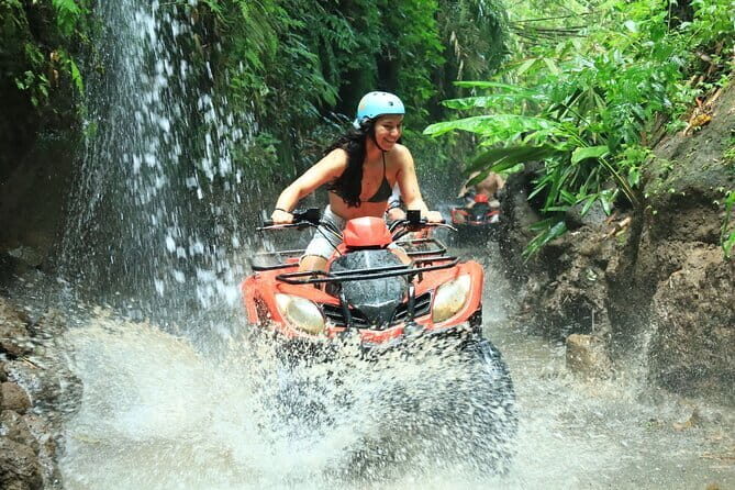 Bali Quad Bike with Cave and waterfall Experience - Authentic Experiences & Personal Touches