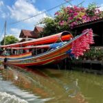Bangkok Canal Shared Cruise by Longtail Boat - Walking to Rajinee Pier and Preparing for the Cruise