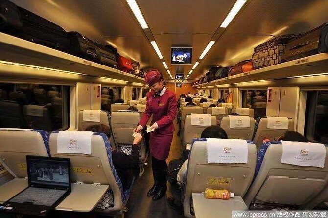 Beijing to Shanghai Bullet Train Ticket with South Railway Station Transfer - What the Journey Looks Like
