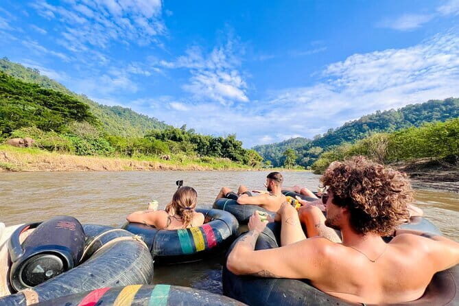 Chiang Mai Half-Day River Tubing & Hidden Waterfall Slide - Tubing on Mae Taeng River