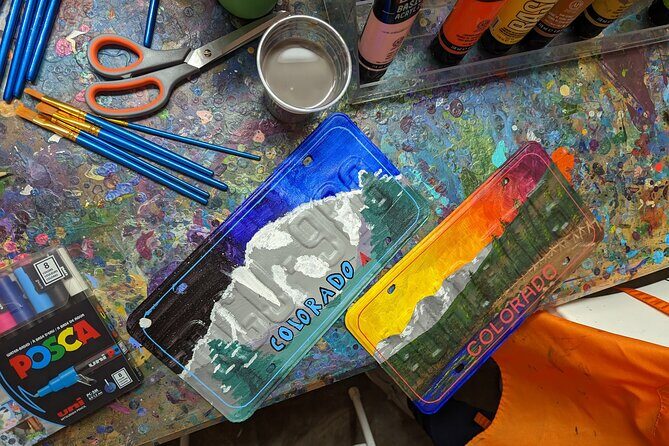 Colorado or Bust! Painted License Plate Class - What to Expect: Materials and Group Dynamics
