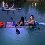 Date Night LED Glow Clear Kayak or Clear Paddleboard & Champagne - The Lighting and Atmosphere: Nightfall and LED Magic