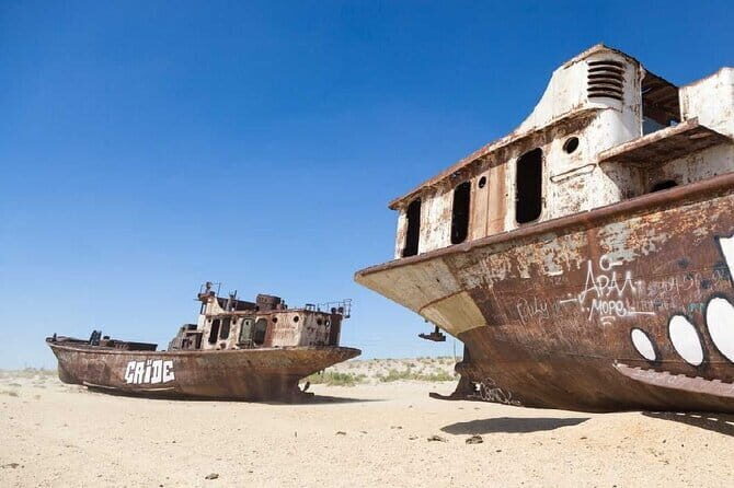 Daytrip From Khiva to Aral Sea Cemetery Of Ships . All In One - The Pickup and Transportation