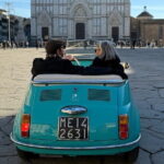 Discover Florence city center on e-cabriot fiat 500 - The Experience from the Driver’s Seat