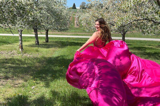 Flying Dress Photo Shoot in Traverse City - Key Points