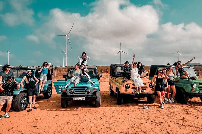 From HCM/Mui Ne: Sand Dunes & Optional Sunrise/Sunset Jeep Tour - White Sand Dunes and Sunset Magic