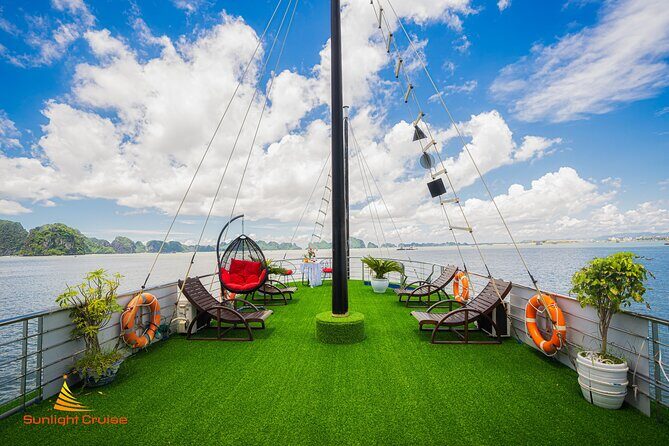 Halong One Day 5 Star Cruise Buffet, Pool, Kayak,Cave,Sunsetparty - The Guides and Service