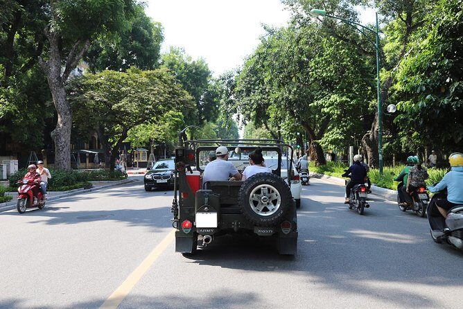 Hanoi Half-day with Food + Fun + Culture By Russian Jeep - French Boulevards and Architectural Highlights