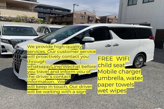 Kansai/KIX Airport to or from Osaka/Kyoto Private Transfer - FAQ