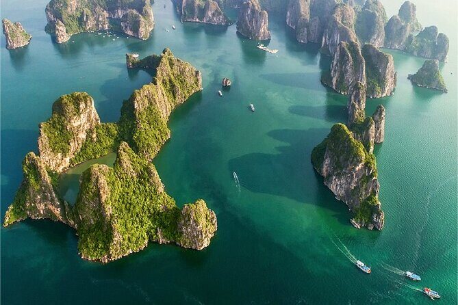 Lan Ha Bay Day Tour from Hanoi  All-Inclusive Cruise Experience - First Stop: Ferry Ride to Cat Ba Island