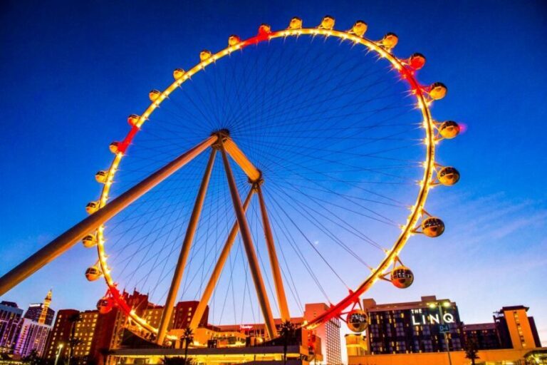 Las Vegas Strip: The High Roller at The LINQ Ticket - The View and the Landmarks