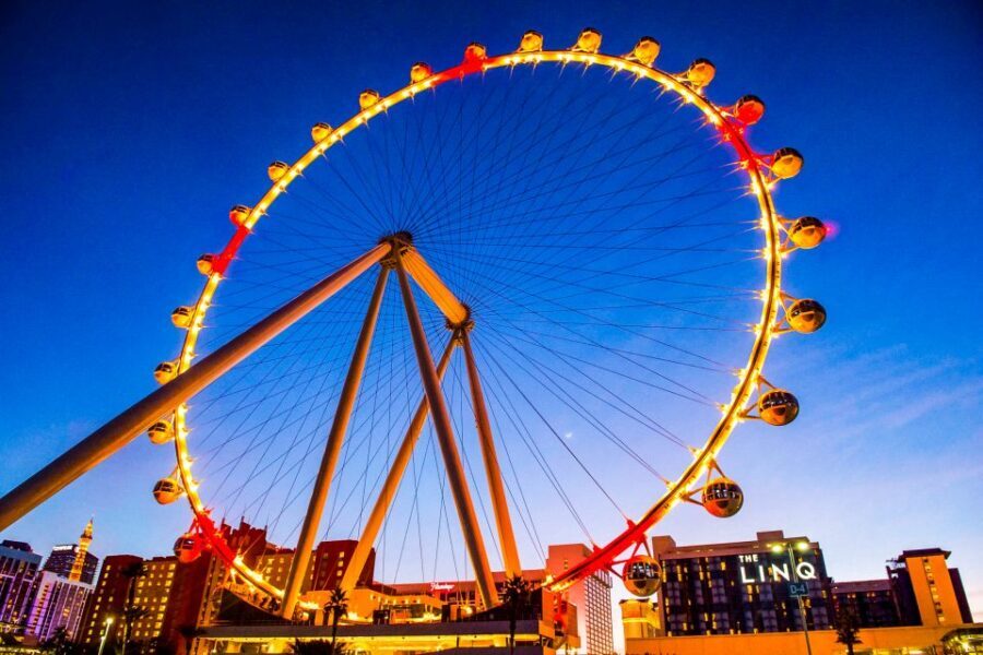 Las Vegas Strip: The High Roller at The LINQ Ticket - The View and the Landmarks