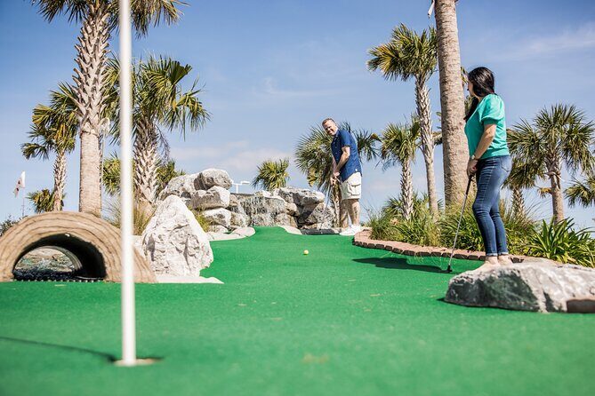 Mini Golf beneath SkyWheel Panama City Beach - What’s Included and What’s Not