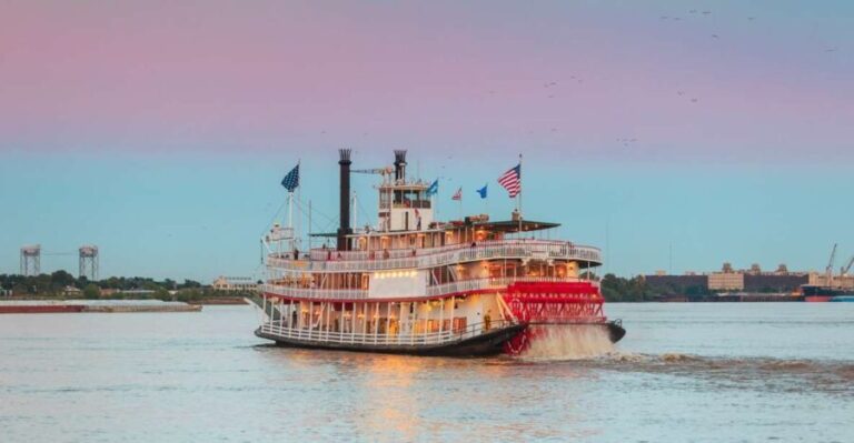 New Orleans: Evening Jazz Cruise on the Steamboat Natchez - The Scenic Views and Atmosphere