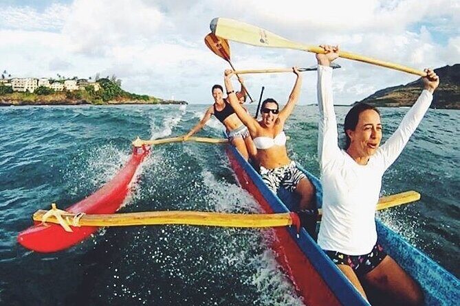Outrigger Canoe Surfing at Kalapaki Beach - Authenticity and Guided Expertise