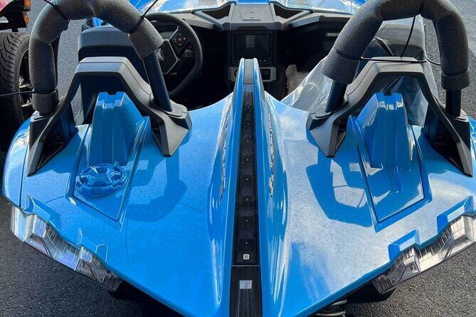 Polaris Sling Shot Rental - SL w/ Tech Package - Metalic Blue - Exploring the Polaris Sling Shot Rental: What You Can Expect