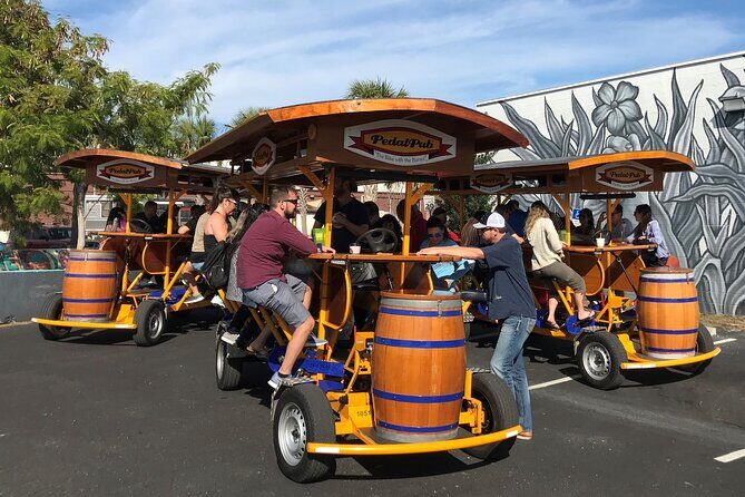 Private Bar Hopping Tour (for 8-15 people) on a Party Bike - Price and Value