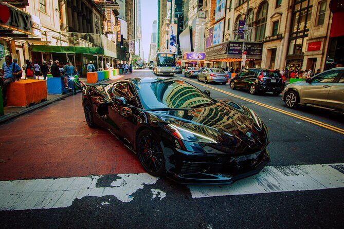 Private Time Square Corvette Tour - The Experience of Driving or Riding