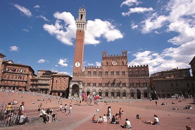Siena San Gimignano Pisa Escorted Transport and Optional Lunch - Second Stop: Piazza del Campo in Siena