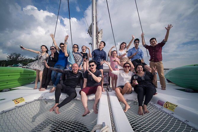 Singapore Sunset and Moring Cruise On A Luxury Catamaran - The Vibe and the Guides