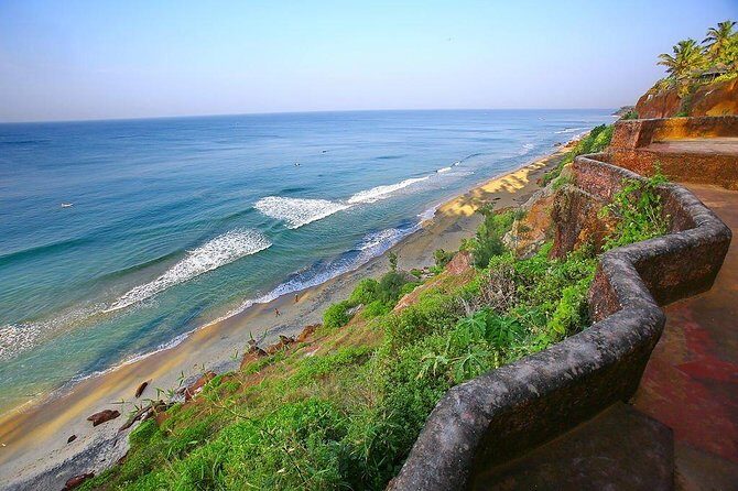 Varkala beach day trip from Trivandrum/Kovalam - The Comfort of Door-to-Door Private Transport