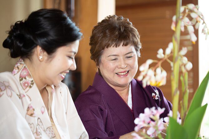 Flower arrangement experience with simple kimono in Okinawa - The Practicalities: How It Works