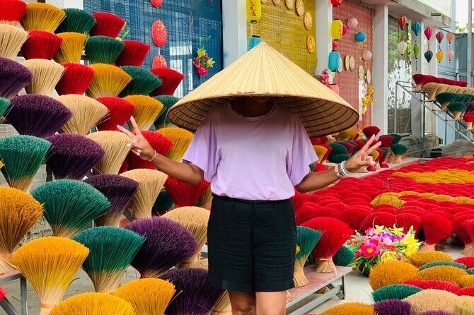 From Hanoi: Incense Village, Conical Hat and HaThai Art Tour - Making Your Own Conical Hat