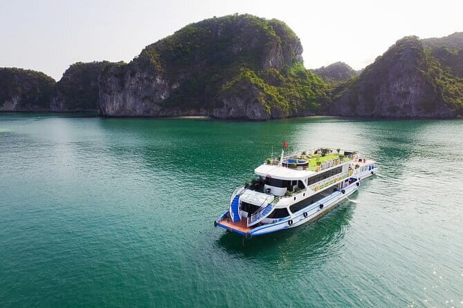 From Hanoi: Luxury 5-Star Halong Bay Day Cruise with Buffet Lunch - The Spectacle: Arriving at Halong Bay and Board the Cruise
