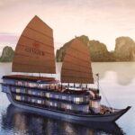 Ginger Cruise Ha Long Cua Van floating fishing village visit Titop Island 3 days - Day 1: Into the Heart of Halong Bay