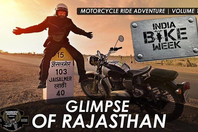 Glimpse of Rajasthan motorcycle tour India - Riding Experience and Support