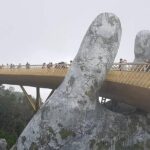 GOLDEN BRIDGE- MARBLE MOUNTAIN- DRAGON BRIDDE from CHAN MAY Port or TIEN SA Port - What You Can Expect at Each Location