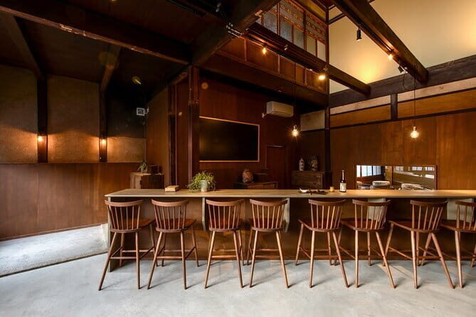 Local Food Exploring Funasushi Origin of Sushi Pared with Sake - The Setting: Cozy Machiya Bar